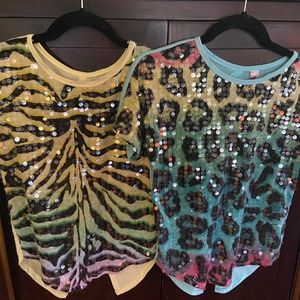 Animal print tops